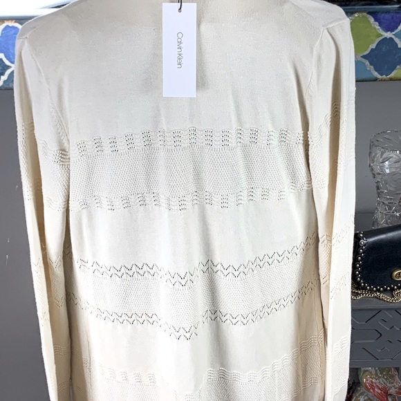 Calvin Klein Open Front Cardigan NWT🤩 - Picture 2 of 6